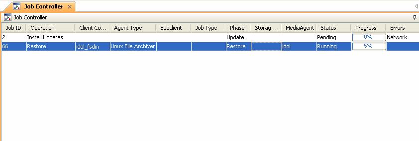 Follow the steps given below to perform a restore of a file or multiple files from a Unix terminal or console window. 1.