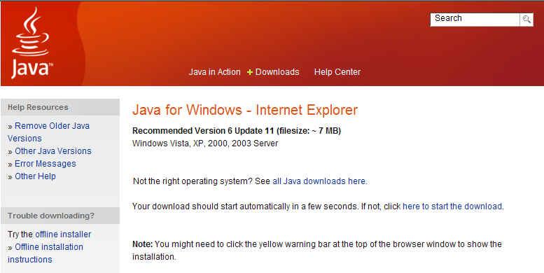 After the Java installation is completed you will see the Java Setup Complete window that indicates that you have successfully installed Java.