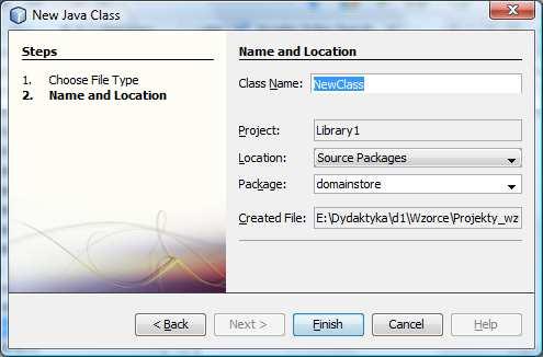 5) Repeat these activities to create the TBookController Java Class (p.4.3).