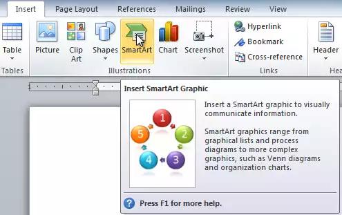 To get the most out of SmartArt, you'll need to know how to insert a SmartArt graphic, modify the color and effects, and change the organization of the graphic.
