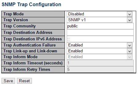 Security - Switch - SNMP - System Engine ID Indicates the SNMPv3 engine ID.