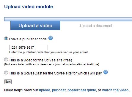 You will then proceed through the video and content upload process as described previously.