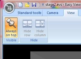 The window will appear on top of all other windows, to disable this feature, select