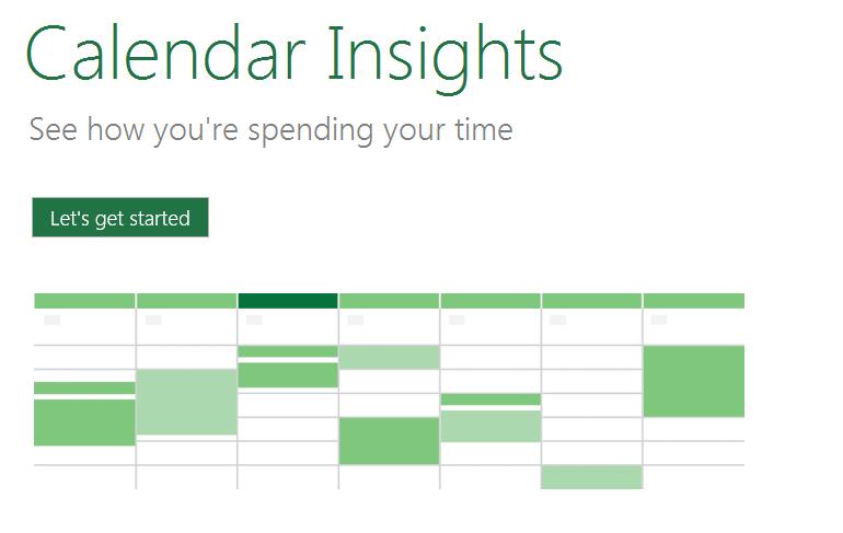 Calendar Insights Template Manage Your Calendar with the Calendar Insights template for Excel 2016 With Excel 2016, you can use the Calendar Insights template to gain extensive, insightful, and