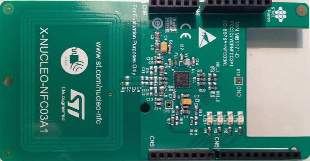 56MHz air interface, frame coding and decoding for standard application such as Near Field Communication (NFC) and that communicates with the Host through UART or SPI interface.