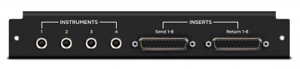 Optical I/O supports 8 channels ADAT @ 44.1/48kHz, 8 channels SMUX @ 88.2/96kHz or 2 channels S/PDIF at 192kHz.
