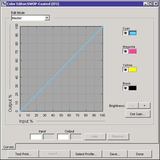 COLORWISE PRO TOOLS 22 3 Select a profile and click Select. For more information about Color Editor, see the Color Editor section of ColorWise Pro Tools Help.