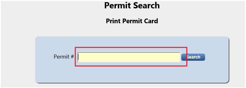 paying permit fee(s).