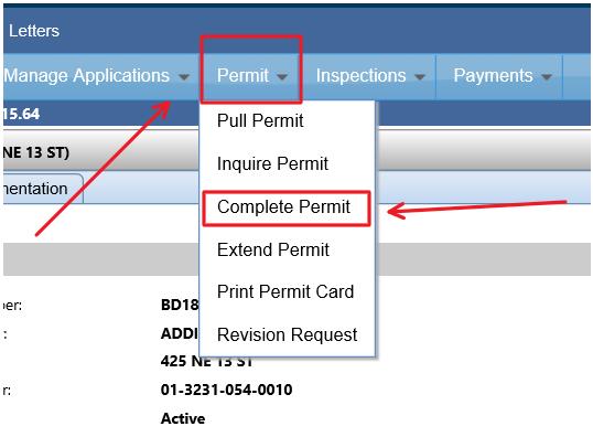 How to Complete a Permit Online Step 1: To complete a