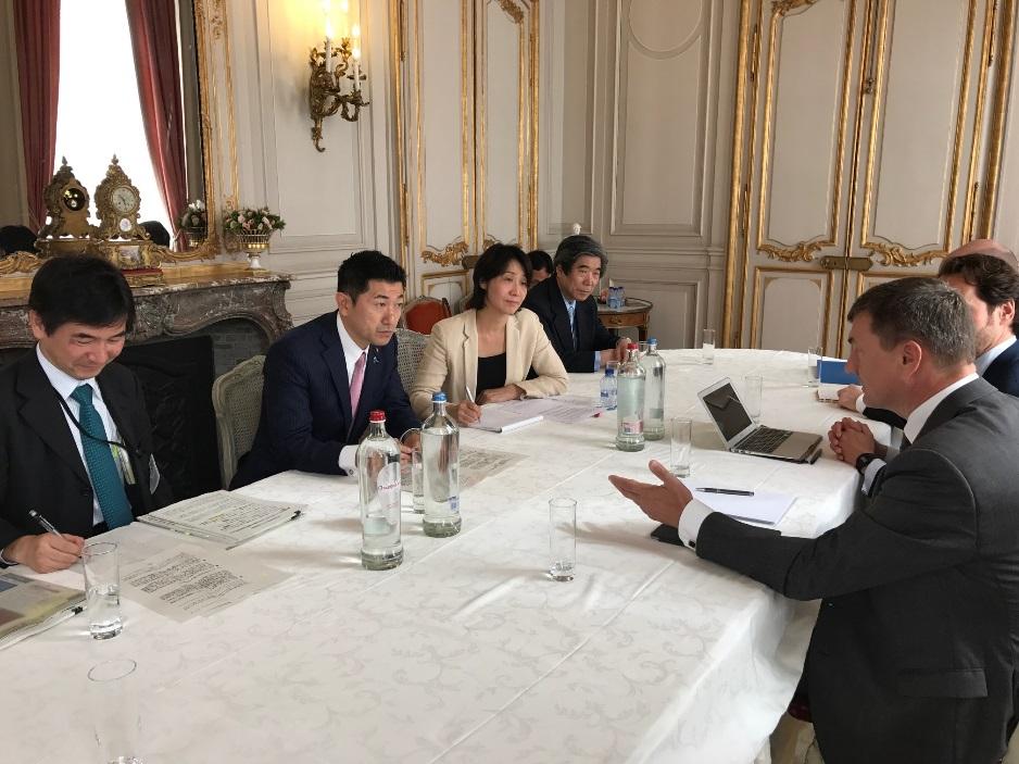 Results of Visit of State Minister for Internal Affairs and Communications Jiro Akama to Belgium and Italy 3.