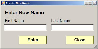 Just click the name of any person in the list, and their treatments will be loaded and displayed. Just like in the Compiler, you can also add a new name to the list.