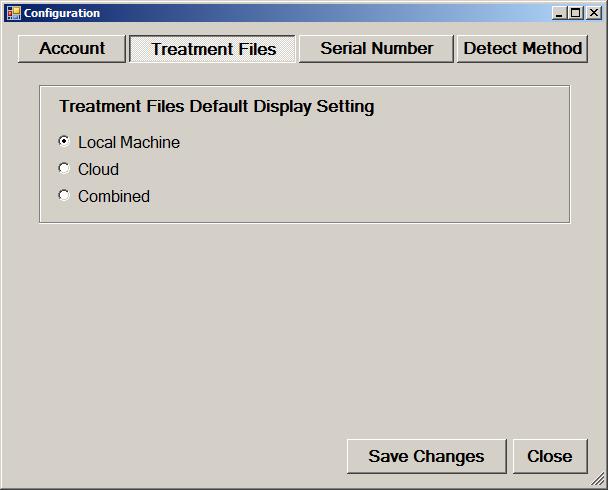 If you are using the cloud, you can use the Treatment Files tab to set the default view that is displayed in the Treatment Files function. Here's how this works.