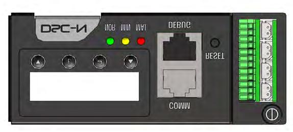 2011 Model (DRS-54V) Ver. 2.0 August 3.2 Control Module (DSC-N) 3.2.1 Main Control Module The main control module controls the rectifier modules, displays the operating status of rectifiers, and provides alarms and configuration of the system.
