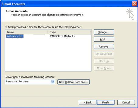 Instructions Microsoft Outlook 2003 Page 4 Step 3: Select