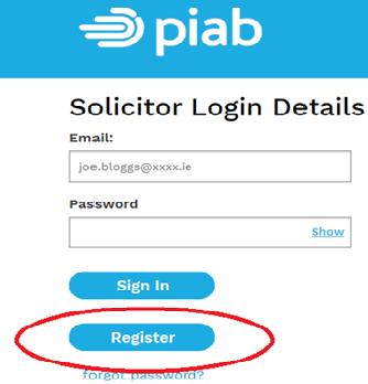 You will be brought to the Register Firm Account page. The administrator of this solicitor s firm account should complete this page.