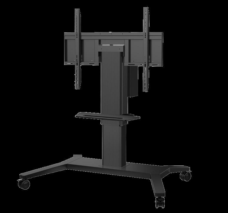 Wall Mount or on Trolley All our ViewBoard feature a VESA-compatible design and can be placed on a wall mount, or on an optional trolley cart for flexible installation in classrooms or office
