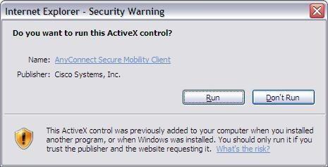You may get a prompt to run addon for ActiveX Controls. Please allow the addons and click on Run. 5.