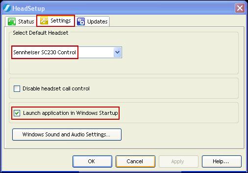 7.1. Configure the Sennheiser Communications A/S HeadSetup Application Once the HeadSetup application is launched and is running, double click on the HeadSetup application icon shown below.