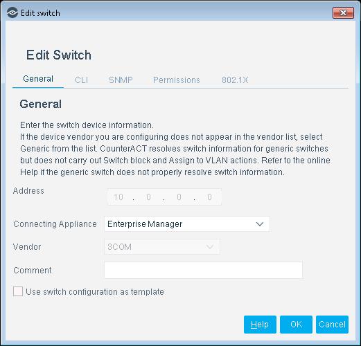 Edit Switch Configurations in the Plugin This section describes how to edit switch configurations in the Switch Plugin.