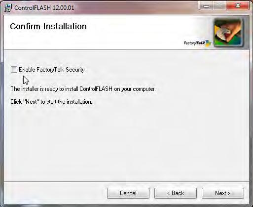 In the Confirm Installation dialog box, make sure that the Enable