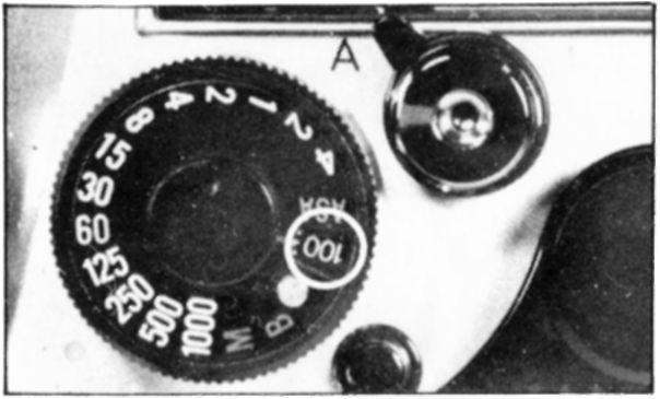 SETTING THE FILM SPEED Each type of film color or black & white has its own sensitivity to light. This sensitivity is assigned a numerical value described as an AS