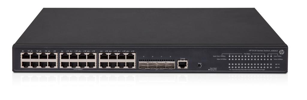 Overview HPE FlexNetwork 5130 48G 4SFP+ EI Switch (JG934A