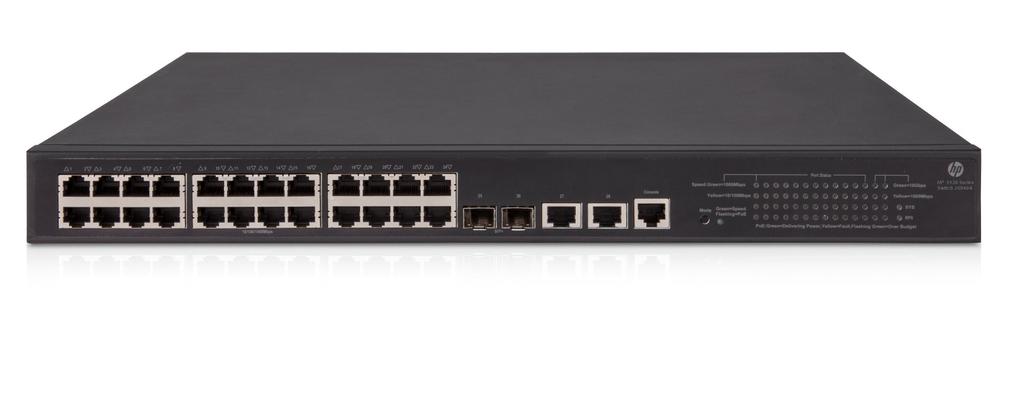 Overview HPE FlexNetwork 5130 48G 2SFP+ 2XGT EI Switch (JG939A) HPE FlexNetwork 5130 24G POE+ 2SFP+ 2XGT (370W) EI Switch
