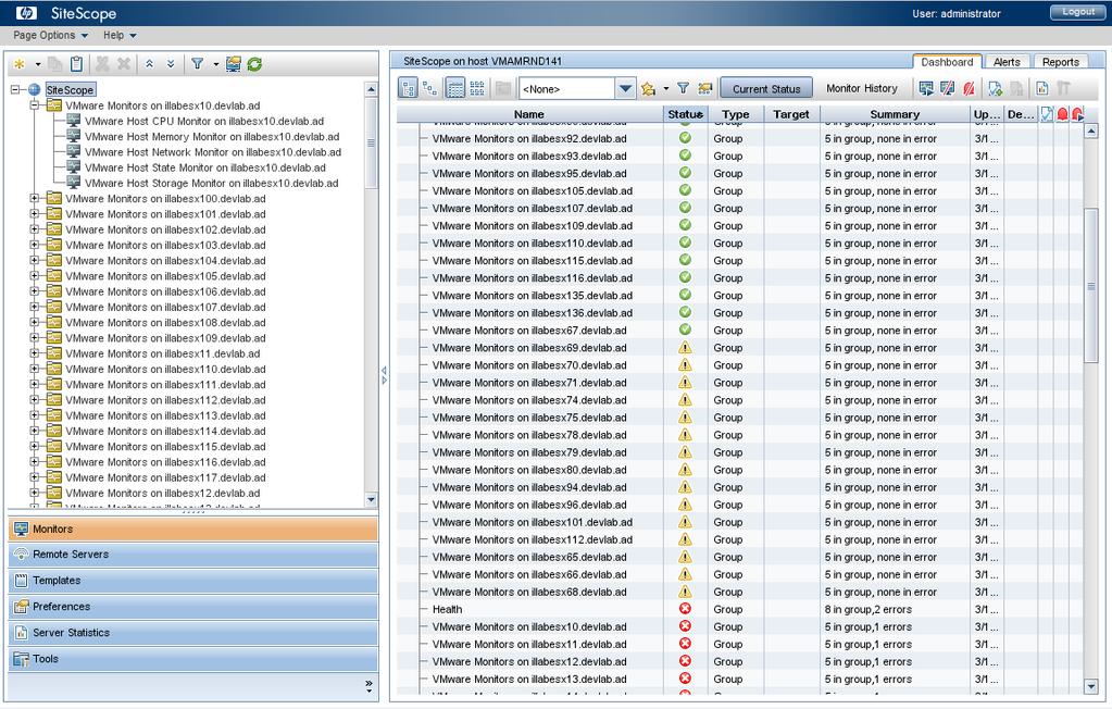 Elastic monitoring Smart counters VMware via ESX host or