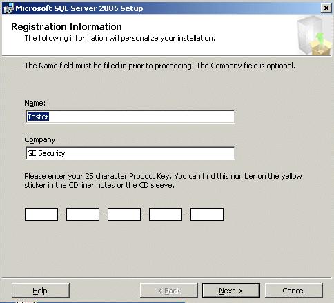 Chapter 2: Windows Server 2003/2008 Standard and Enterprise Edition Server setup Figure 3: Registration Information 12.