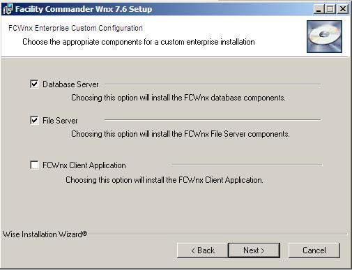 Chapter 3: Installing Facility Commander Wnx Enterprise Edition Server 2.