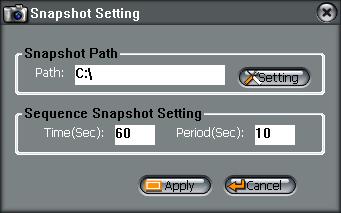 Select camera setup will pop up the camera setup interface, see below: : Video quality button, after click, will pop up the image quality adjustment interface, see below.