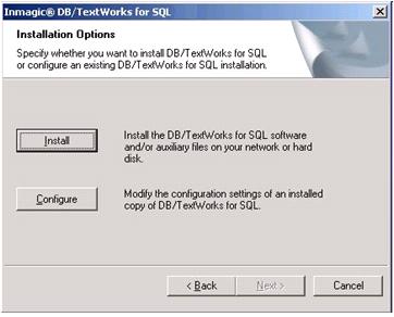 In the Installation Options dialog box, click the Install