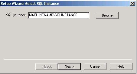 21. Setup launches the Administration program so you can configure SQL Server for use with WebPublisher PRO for SQL.