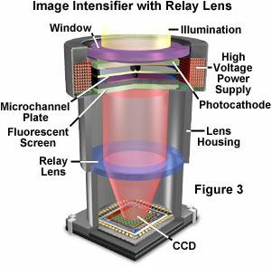 Low light imaging overcoming noise Intensified CCD camera (I-CCD) In microscopy you often work with low signals.in such low light applications, the camera noise becomes crucial.
