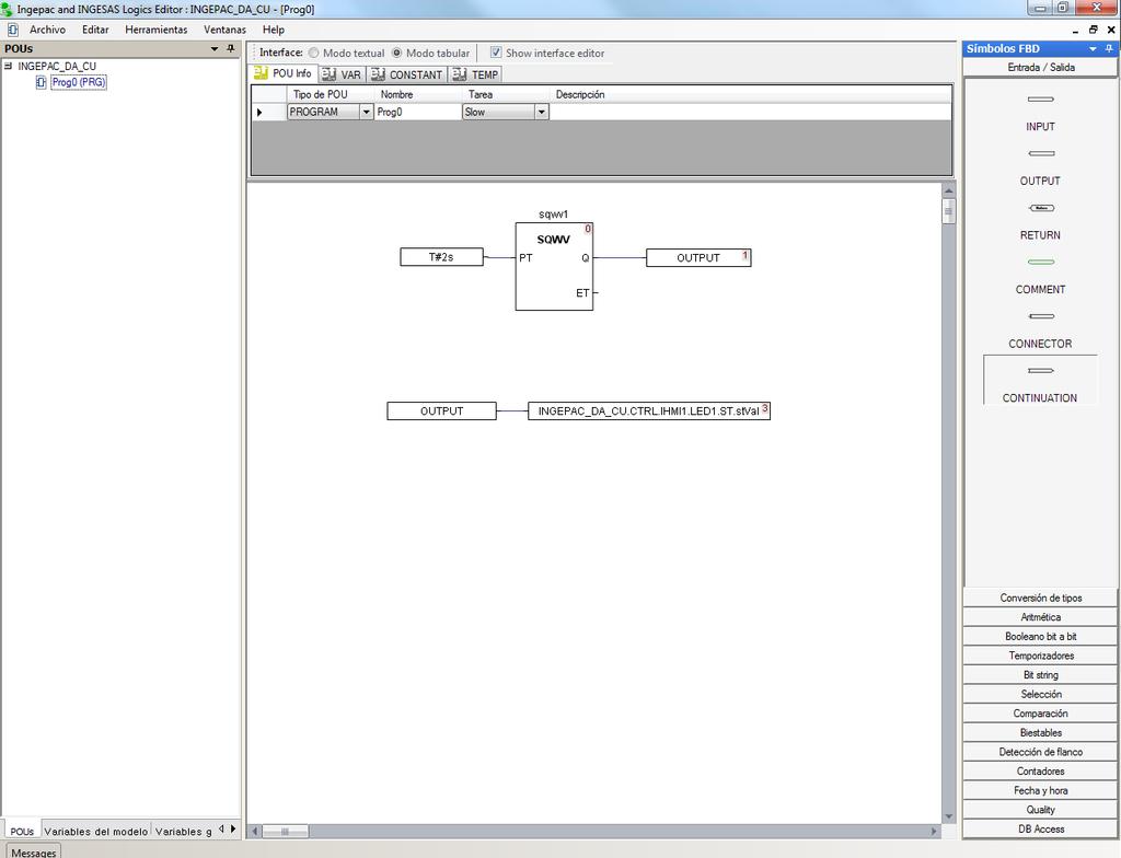7 Configuration Software INGEPAC DA-CU is fully configurated with the engineering software INGESYS efs.
