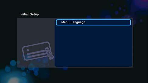 1.6 Menu Language The system language of this player can be set to English or other languages. Change the language you wish in the setup menu, the selected language will take effect immediately. 1.