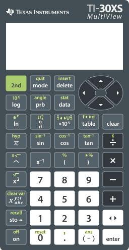 3.9 Calculator Scientific (TI-30XS Emulator) The TI-30XS Emulator