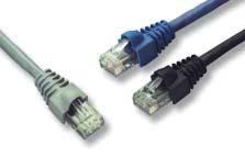 CABLE ASSEMBLIES TWISTED PAIR CABLE ASSEMBLIES Category 6 Color Part Number Black 219884-X Gray 219885-X Blue 219886-X Green 219887-X Red 219888-X White 219889-X Yellow 219890-X Orange 219891-X