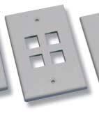 PART NUMBER 569086-X TION OUTLETS Flush mount installation Accepts all 110Connect Jacks, SL Series