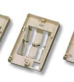 110Connect Jacks or Inserts on pages 28-30, and one fiber optic adapter or MT-RJ Parallel Dress Clip