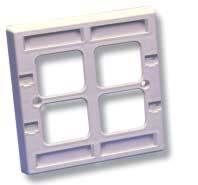 ) For IBM Surface Box PART NUMBER 556574-1 TION OUTLETS This faceplate is designed to be used in place of the faceplate