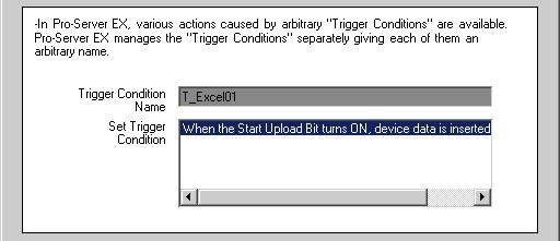 Trial of New Form STEP 4 Setting Trigger Condition This step sets conditions for executing form output (trigger condition).