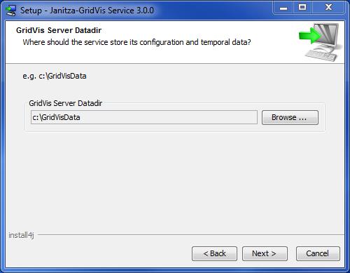 GridVis Service (Installation Wizard) The Setup wizard will guide you step by step through the installation of the GridVis Services.. Close all open programs before installing the GridVis software.