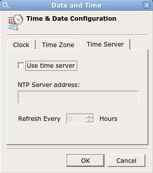 Time Server Tab The Time Server tab allows you to sync your 5872 with an NTP server either internal or external, you just need to click the box to Use Time Server and enter the server name or IP