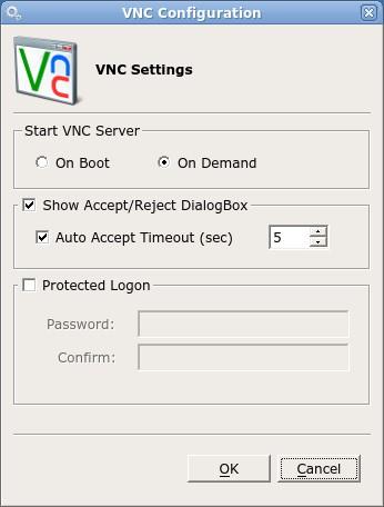 VNC Shadowing Here you may edit the settings used to remotely connect to the unit using VNC (Virtual Network Computing).