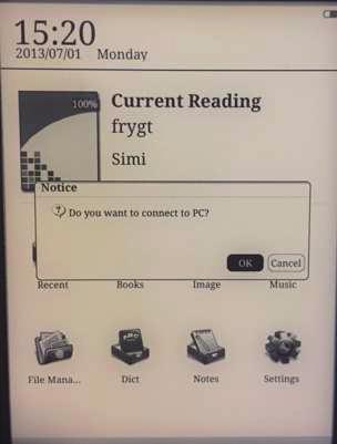 Getting started Charging the unit Before you start using the unit we recommend you to charge the unit. Please make sure that Ebook reader is completely turned off.