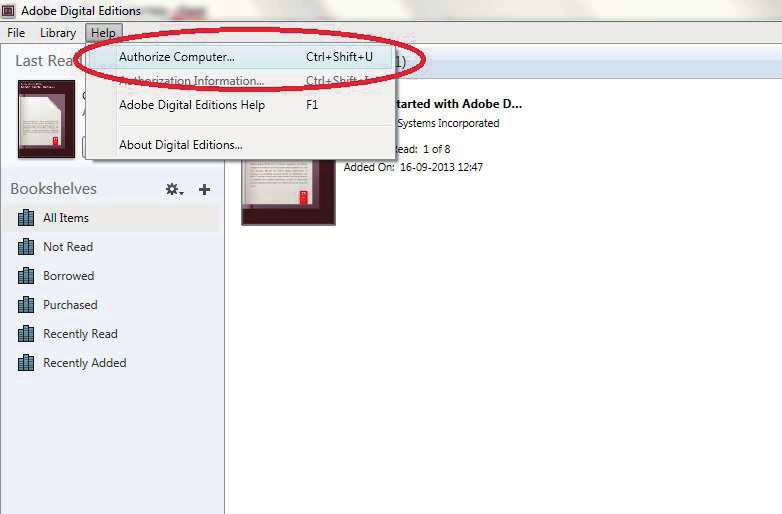 3. When the installation has been completed you will have a shortcut for Adobe Digital Editions on your desk top.