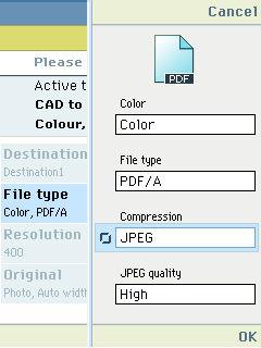 Do an extended scan job Select 'OK' to return to the overview of the predefined settings groups. 7.