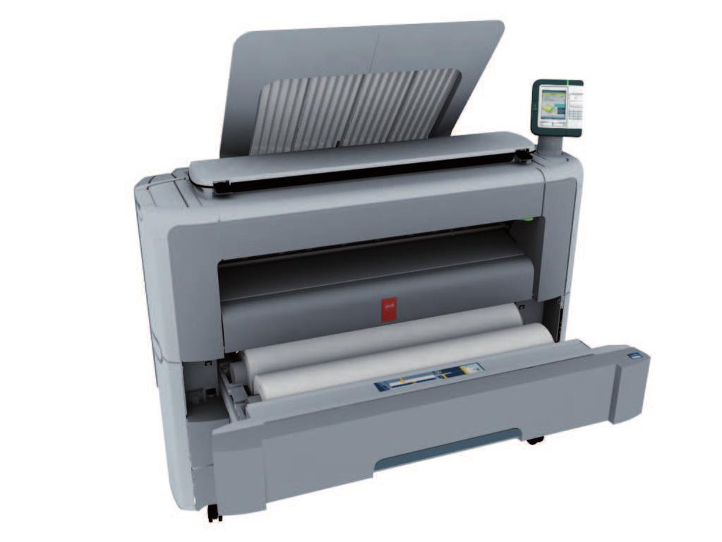 The media drawer Replace the media The media drawer Illustration 3 2 1 4 5 Component - function table # Nr 1 2 3 4 5 Component roll holder media roll 1 media roll 2 (optional) roll loading station