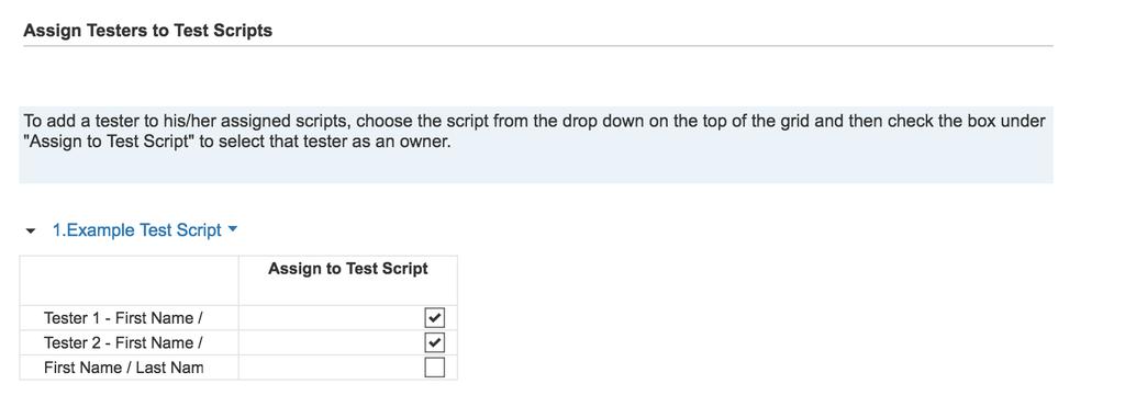 .. Test Script Development. After you have a test script added, you can then add the appropriate steps to execute the test script in the next section.
